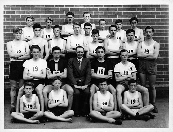 mum_dad103 Bill Squires - Randwick Junior High School 1948 Athletic Team