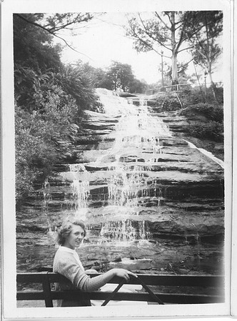 mum_dad112 Enid Goodare - Katoomba Cascades