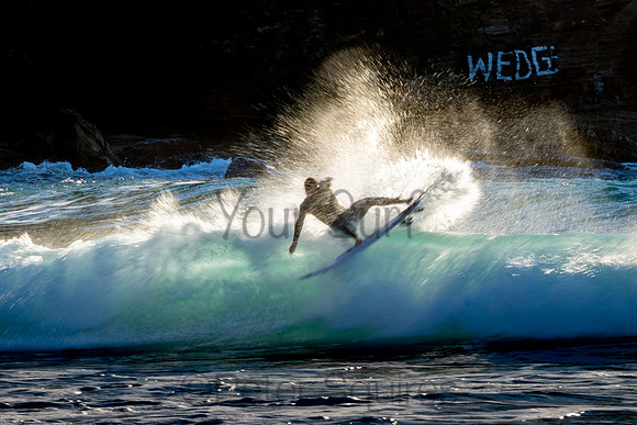 Surfing Whale Beach Wedge