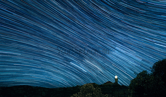 Barrenjoey Lighthouse Star Trails